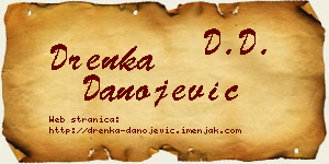 Drenka Danojević vizit kartica